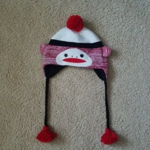 Zoozatz Wisconsin Badger Sock Monkey Hat Beanie
